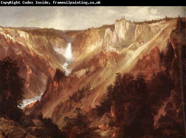 Moran, Thomas Lower falls of the yellowstone